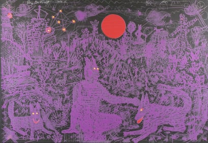 ROY DE FOREST (AMERICAN, 1930-2007) LITHOGRAPH