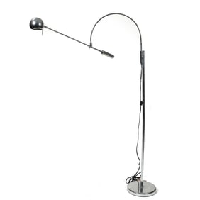 PROBABLY ROBERT SONNEMAN CURVED MID CENTURY LAMP