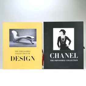 (2pc) ASSOULINE CHANEL & DESIGN ULTIMATE COLLECTIONS LARGE FORMAT BOOKS
