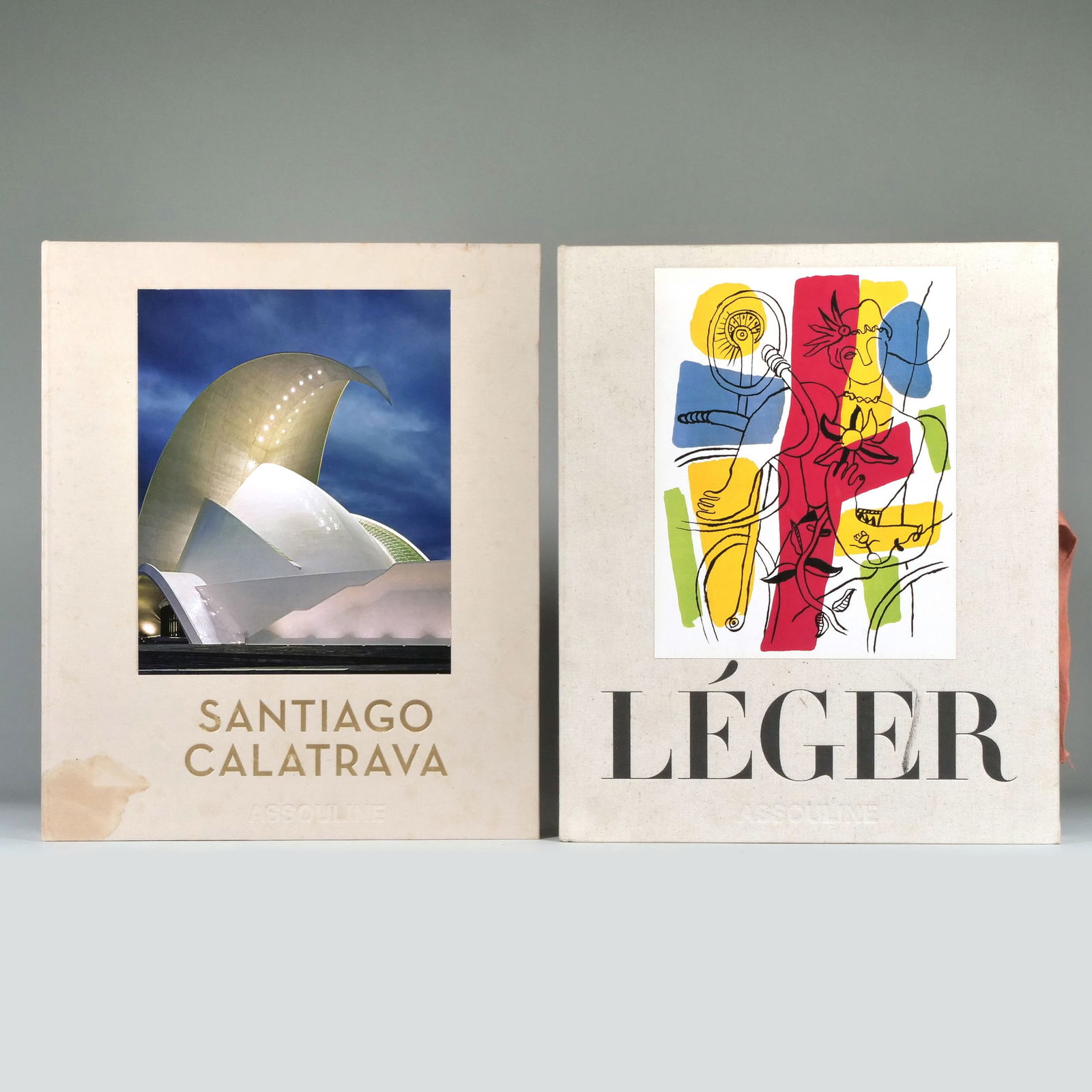 (2pc) LEGER / SANTIAGO CALATRAVA LARGE FORMAT COFFEE TABLE BOOKS, ASSOULINE (1 of 20)