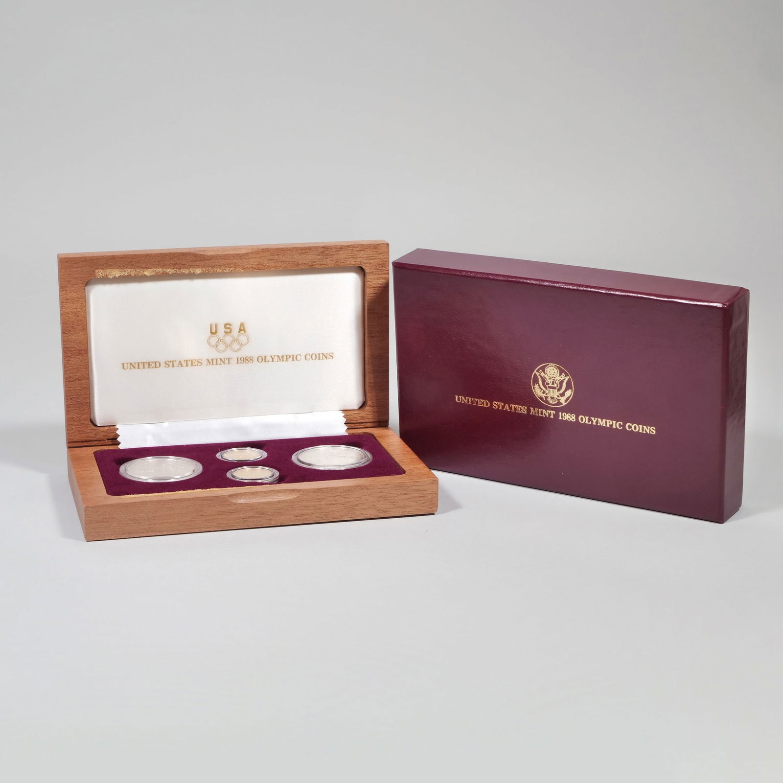 UNITED STATES 1988 OLYMPIC COINS (1 of 5)