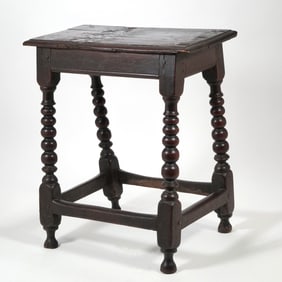 18TH CENTURY ENGLISH JOINT STOOL