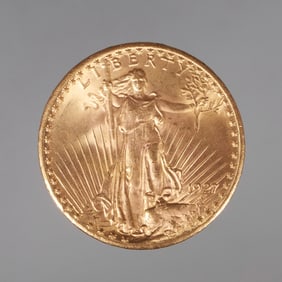 1927 US $20 GOLD COIN