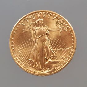 1986 $50 GOLD US COIN