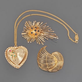 (3pc) 14K GOLD JEWELRY