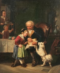 CONTINENTAL SCHOOL (19TH CENTURY) GENRE SCENE