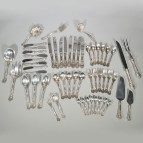 (35pc) REED & BARTON MIXED STERLING FLATWARE