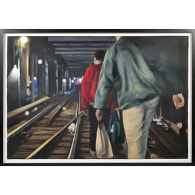 BORF (B. 1987) OIL PASTEL