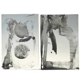(2pc) MATSUMI KANEMITSU INK PAINTINGS