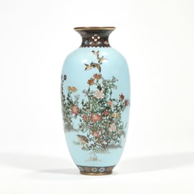 FINE CLOISONNE VASE