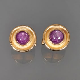 14K GOLD CUFFLINKS