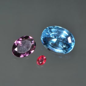 (3pc) FACETED LOOSE GEMSTONES