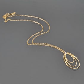 MARCO BICEGO DIAMOND & 18K GOLD NECKLACE