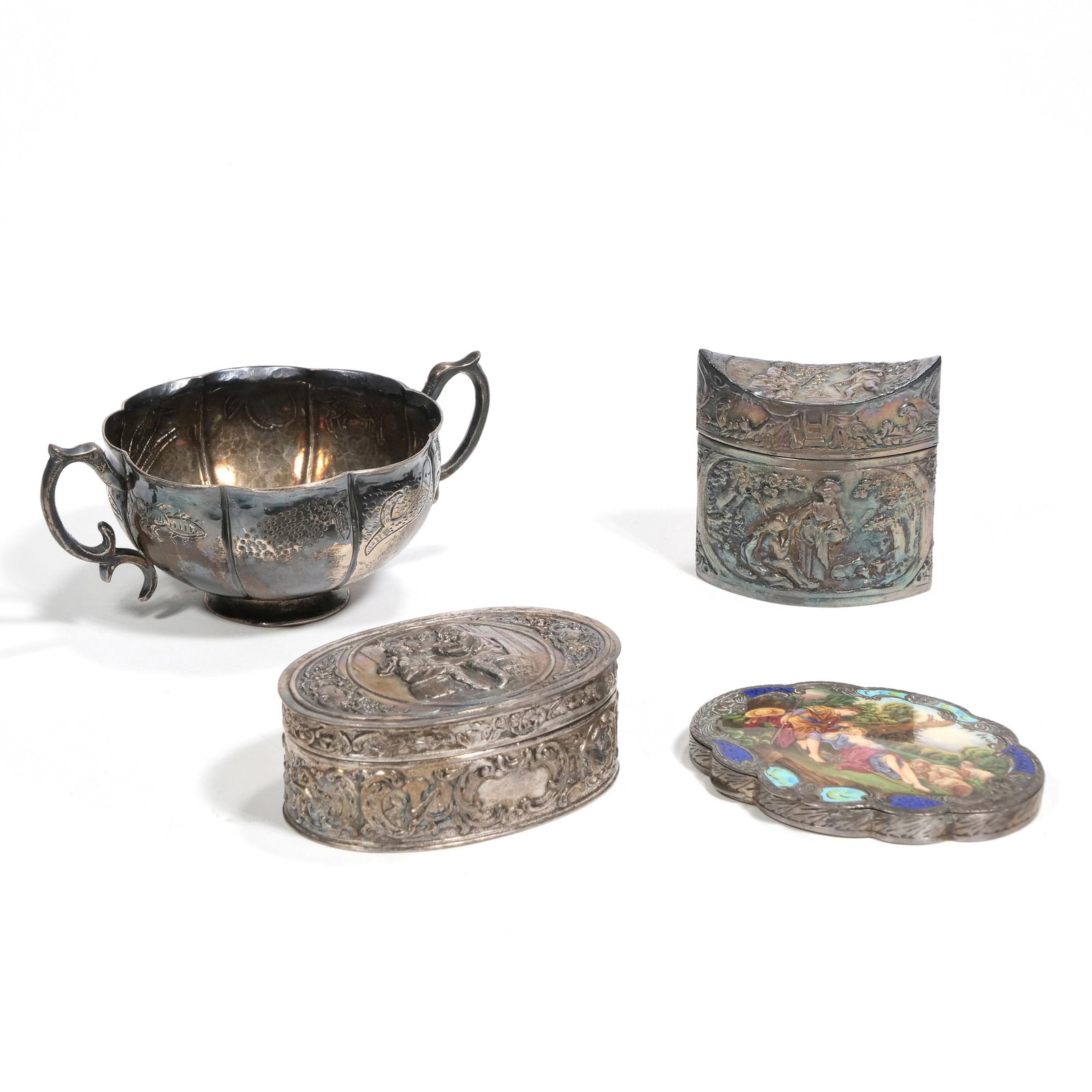 (4pc) GROUP CONTINENTAL SILVER (1 of 15)