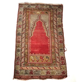 ANTIQUE PRAYER RUG