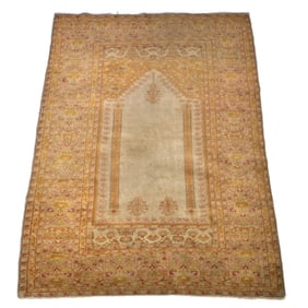 LARGE WOVEN PRAYER RUG