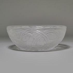 LALIQUE CRYSTAL PINSONS BIRD BOWL