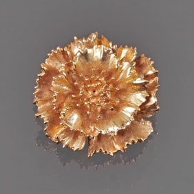 14K GOLD FLOWER FORM PIN
