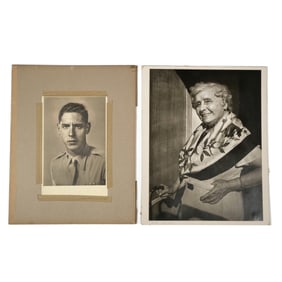 (2pc) MILDRED HATRY (AMERICAN, 1893-1973), SILVER GELATIN PORTRAITS, EXVHIBITED