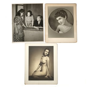 (3pc) MILDRED HATRY (AMERICAN, 1893-1973) SILVER GELATIN FEMALE PORTRAITS