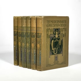 (6pc) KIRKLAND, JOHN; THE MODERN BAKER CONFECTIONER & CATERER, 1907
