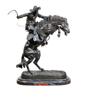AFTER FREDERIC REMINGTON: BRONCO BUSTER