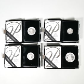 (4pc) AMERICAN PLATINUM BULLION COINS