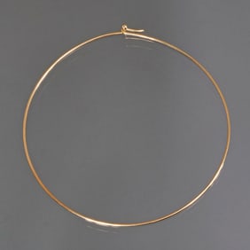 14K GOLD WIRE NECKLACE