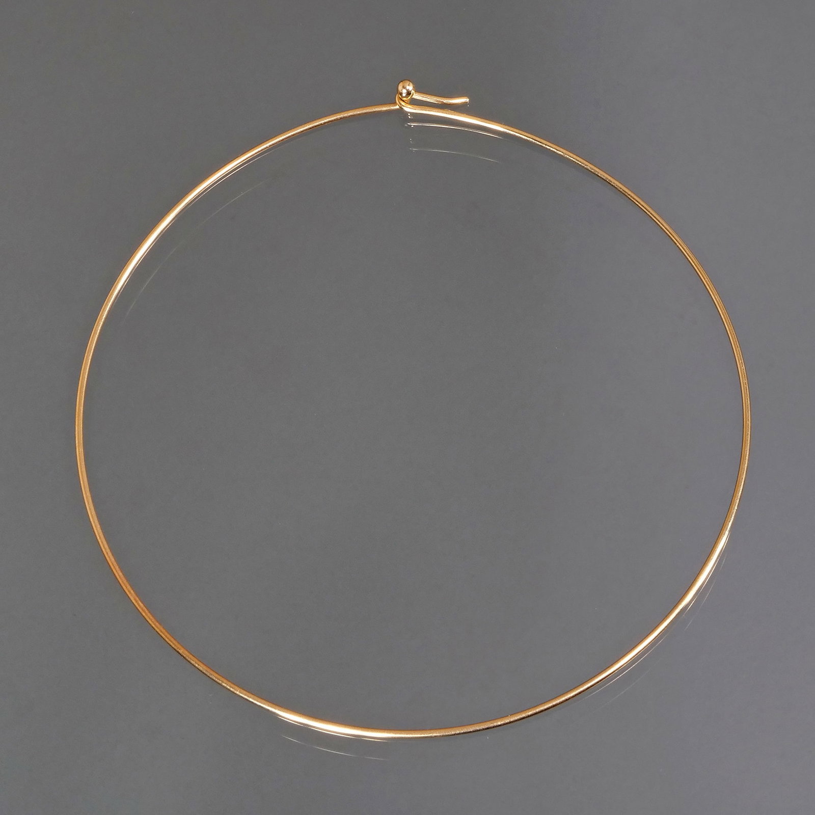 14K GOLD WIRE NECKLACE (1 of 3)