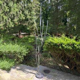 ABSTRACT METAL OUTDOOR SCULPTURE