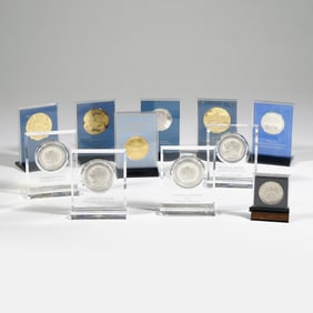 FRANKLIN MINT DISPLAY COINS & INGOTS