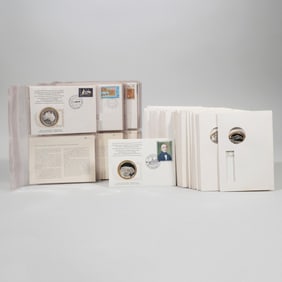 (36pc) STERLING SILVER POSTMASTER PROOFS