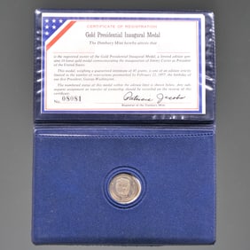 GOLD PRESIDENTIAL INAUGURAL MEDAL