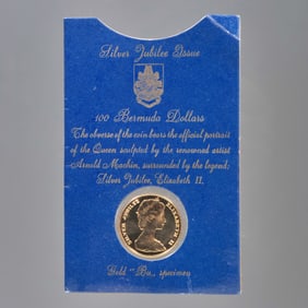 1977 BERMUDA $100 GOLD COIN