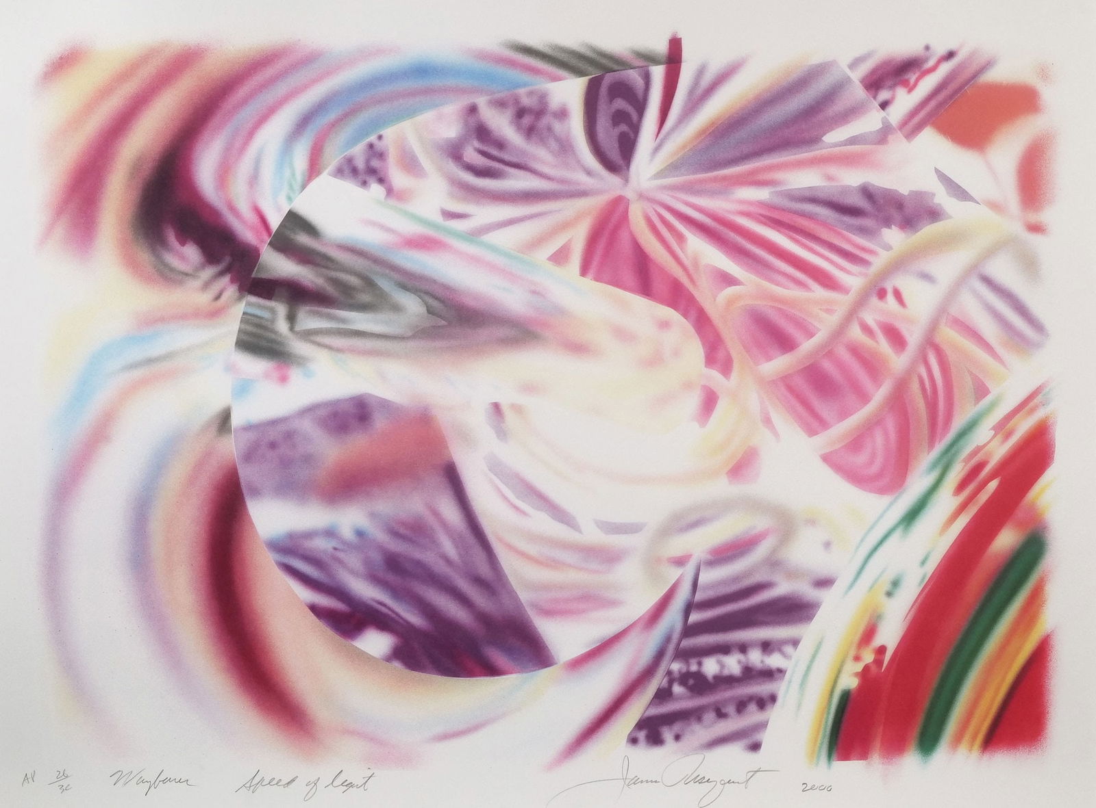 JAMES ROSENQUIST (1993-2017) LITHOGRAPH (1 of 9)