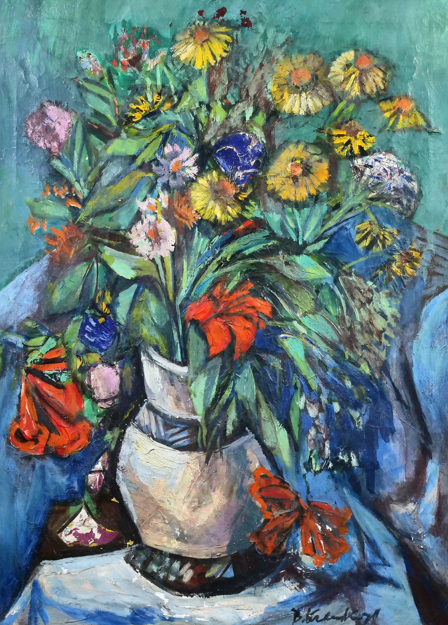 BRUNO KRAUSKOPF (GERMAN, 1892-1960) STILL LIFE (1 of 10)