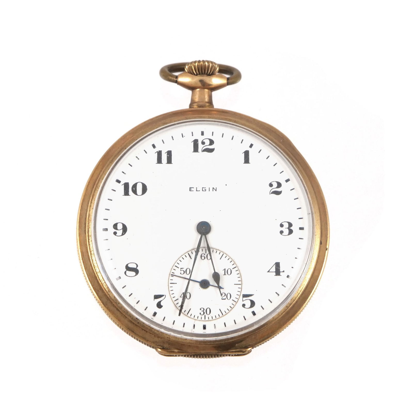 WADSWORTH / ELGIN 14K GOLD POCKETWATCH (1 of 8)