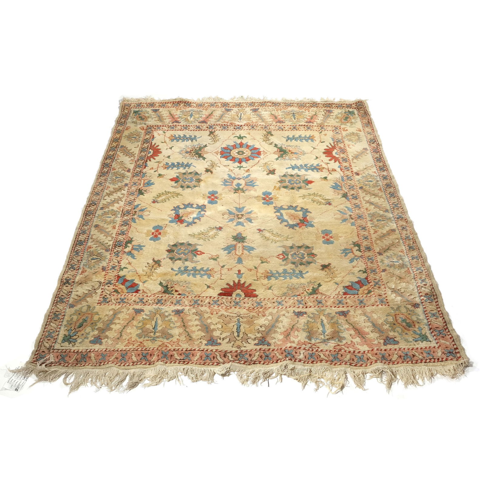 TURKISH OUSHAK RUG, HAND-TIED WOOL (1 of 12)