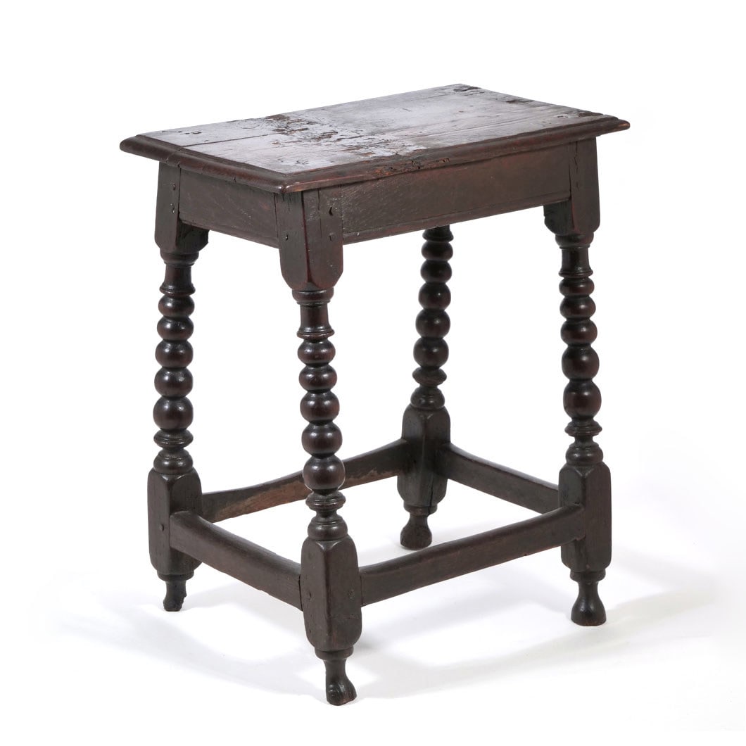 18TH CENTURY ENGLISH JOINT STOOL (1 of 12)