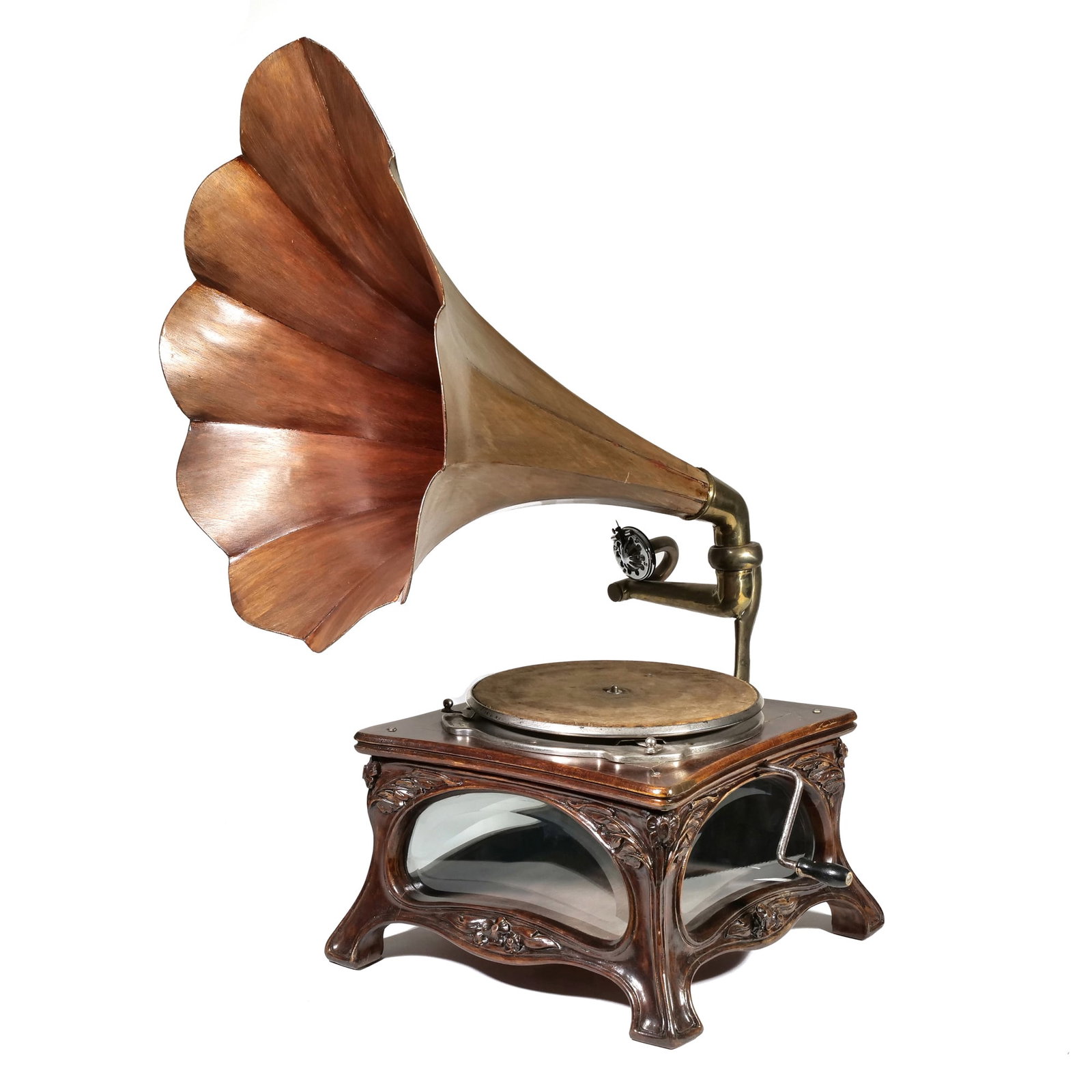 ART NOUVEAU PHONOGRAPH, THE GRAMOPHONE CO., ENGLAND (1 of 13)