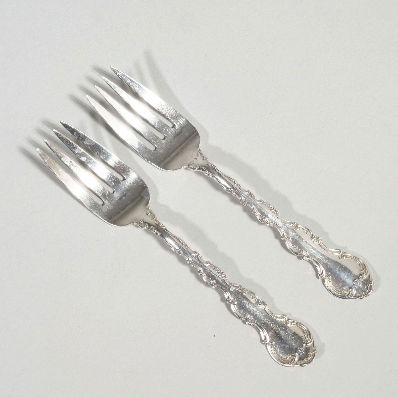 A PARTIAL GORHAM STERLING SILVER FLATWARE SERVICE - 4