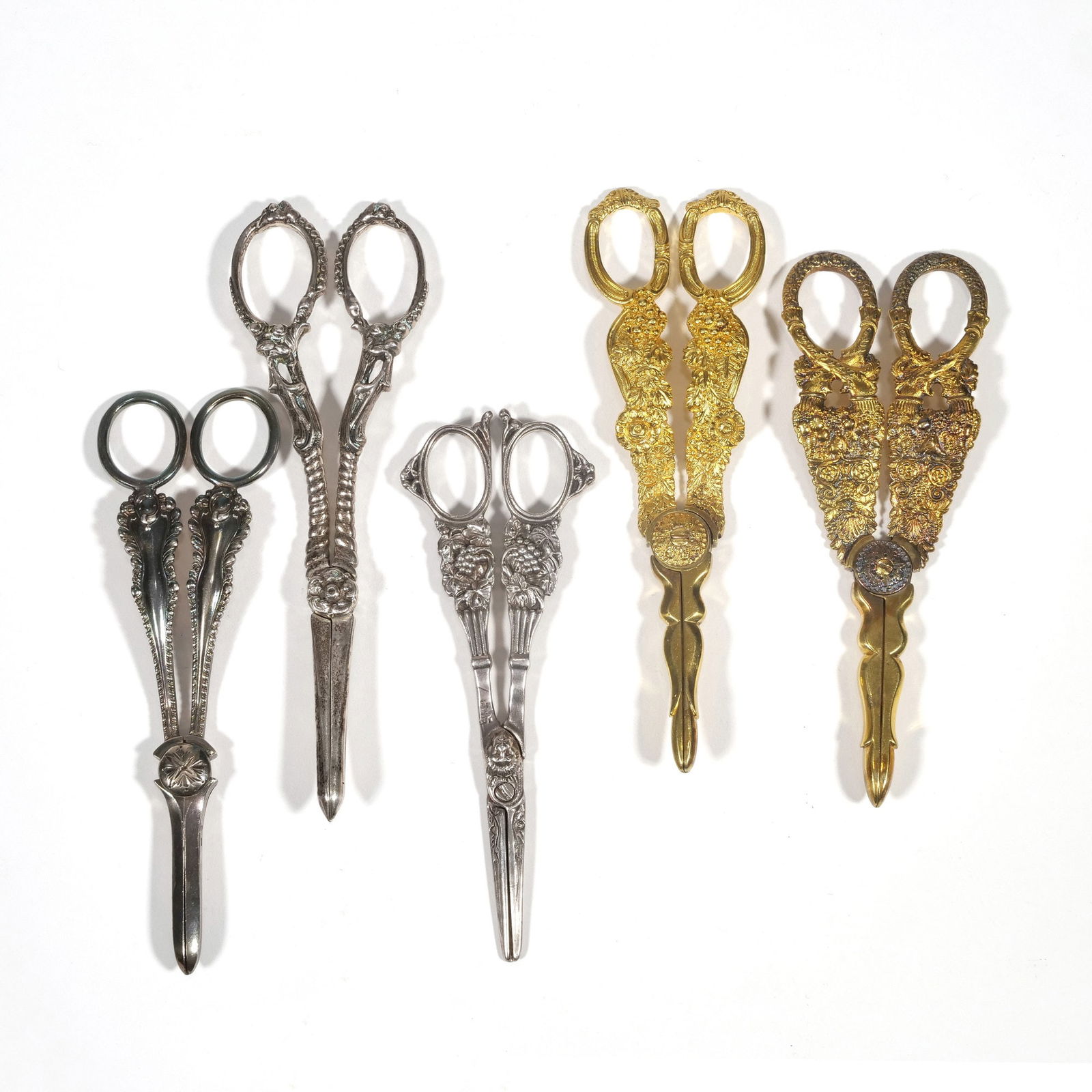 (5pc) STERLING GRAPE SHEARS (1 of 7)