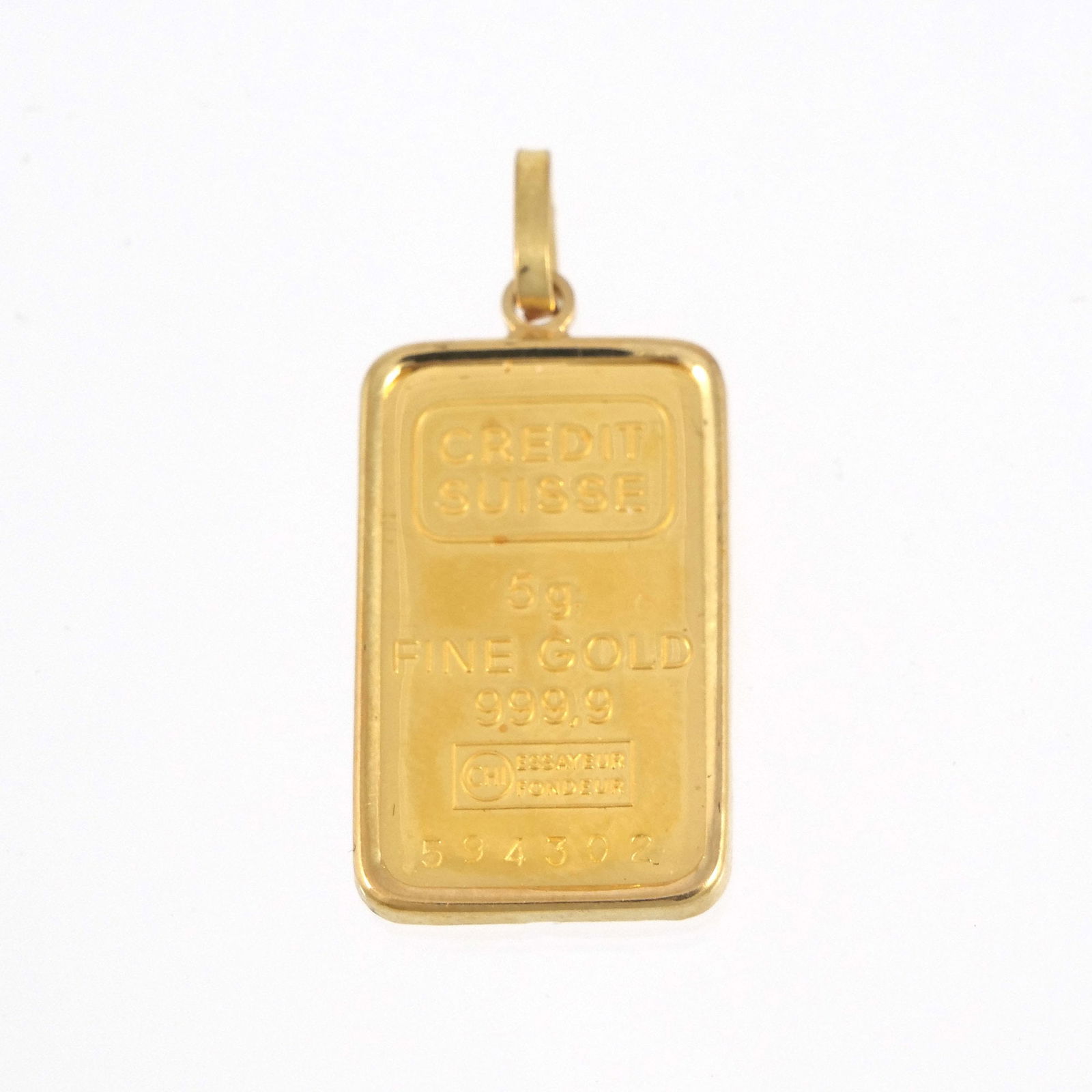 5G 24K GOLD INGOT PENDANT (1 of 3)