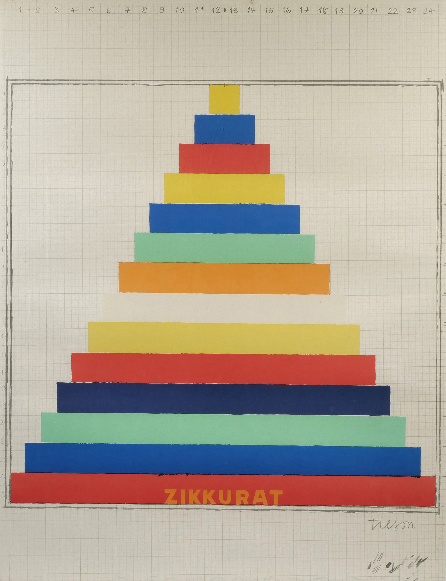 JOE TILSON (BRITISH, 1928-2023), LITHOGRAPH (1 of 7)