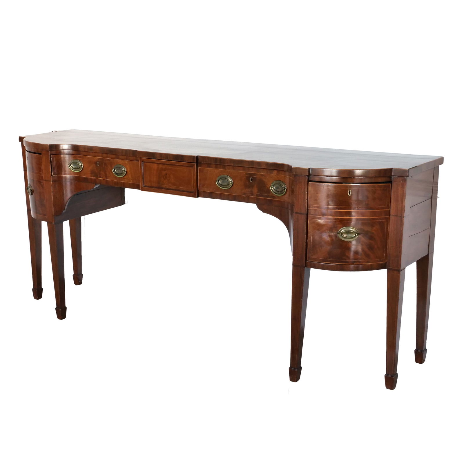 ANTIQUE REGENCY MAHOGANY SIDEBOARD (1 of 16)