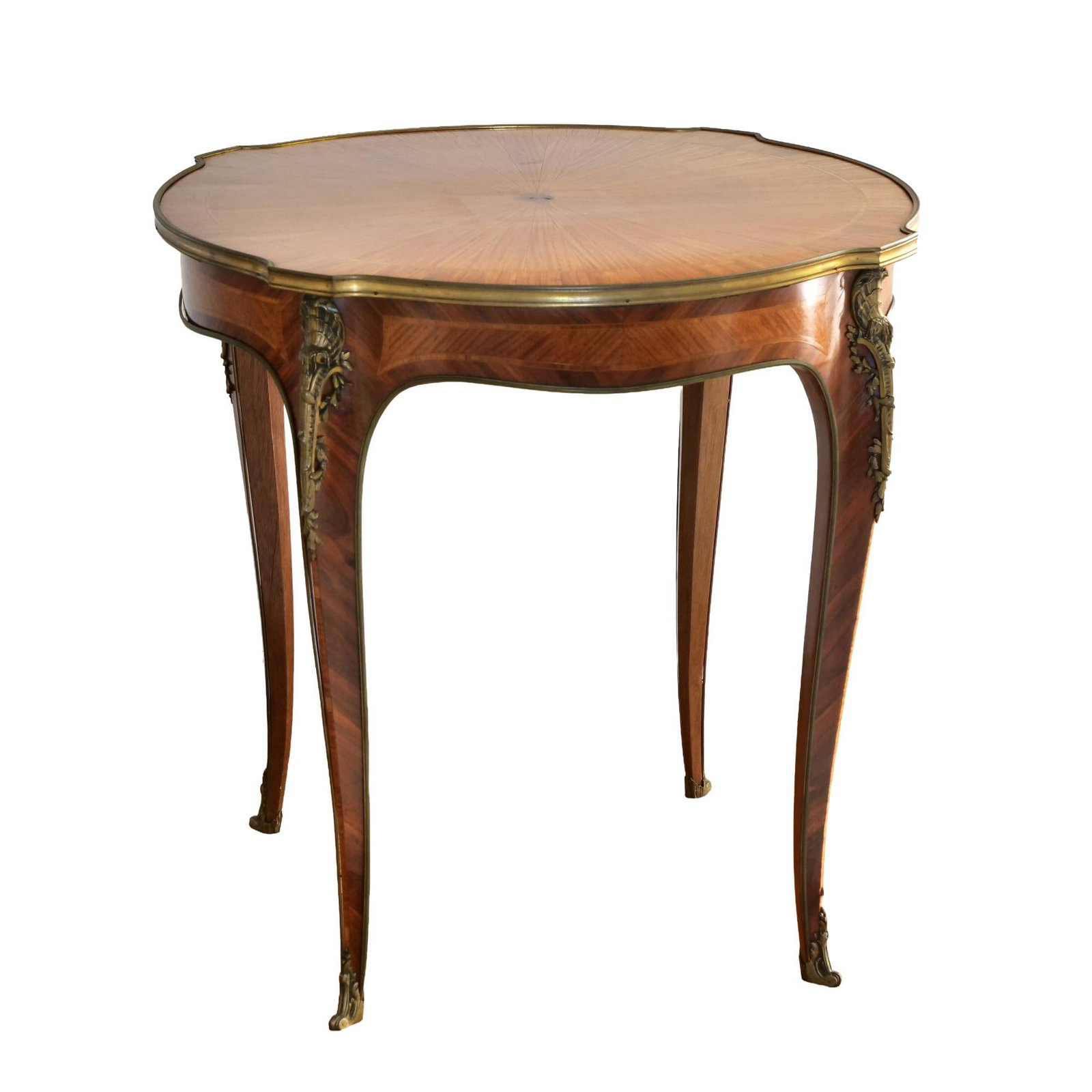 ORMOLU-MOUNTED MARQUETRY OCCASIONAL TABLE (1 of 10)