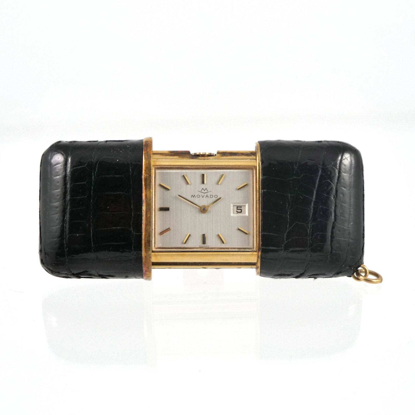 MOVADO ERMETO CALENDINE SLIDE WATCH (1 of 6)