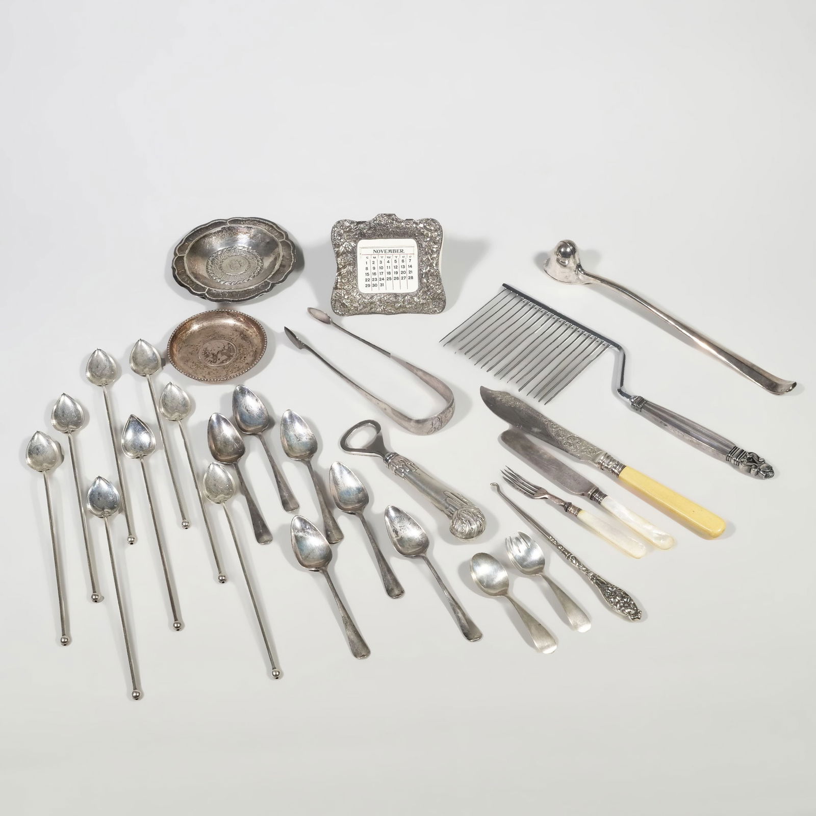 JENSEN & OTHER STERLING SILVER FLATWARE (1 of 11)