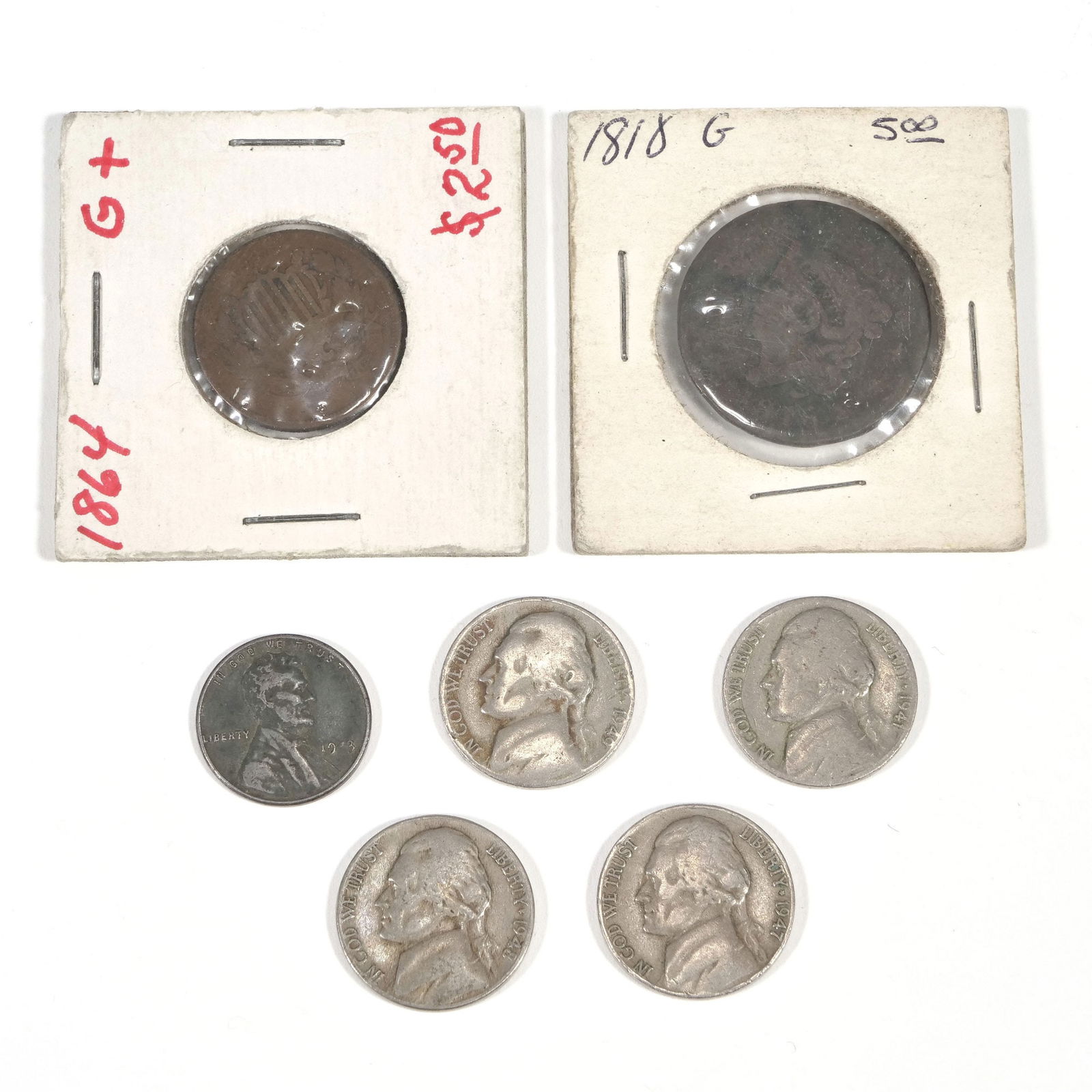 (7pc) MISC. US COINS (1 of 7)