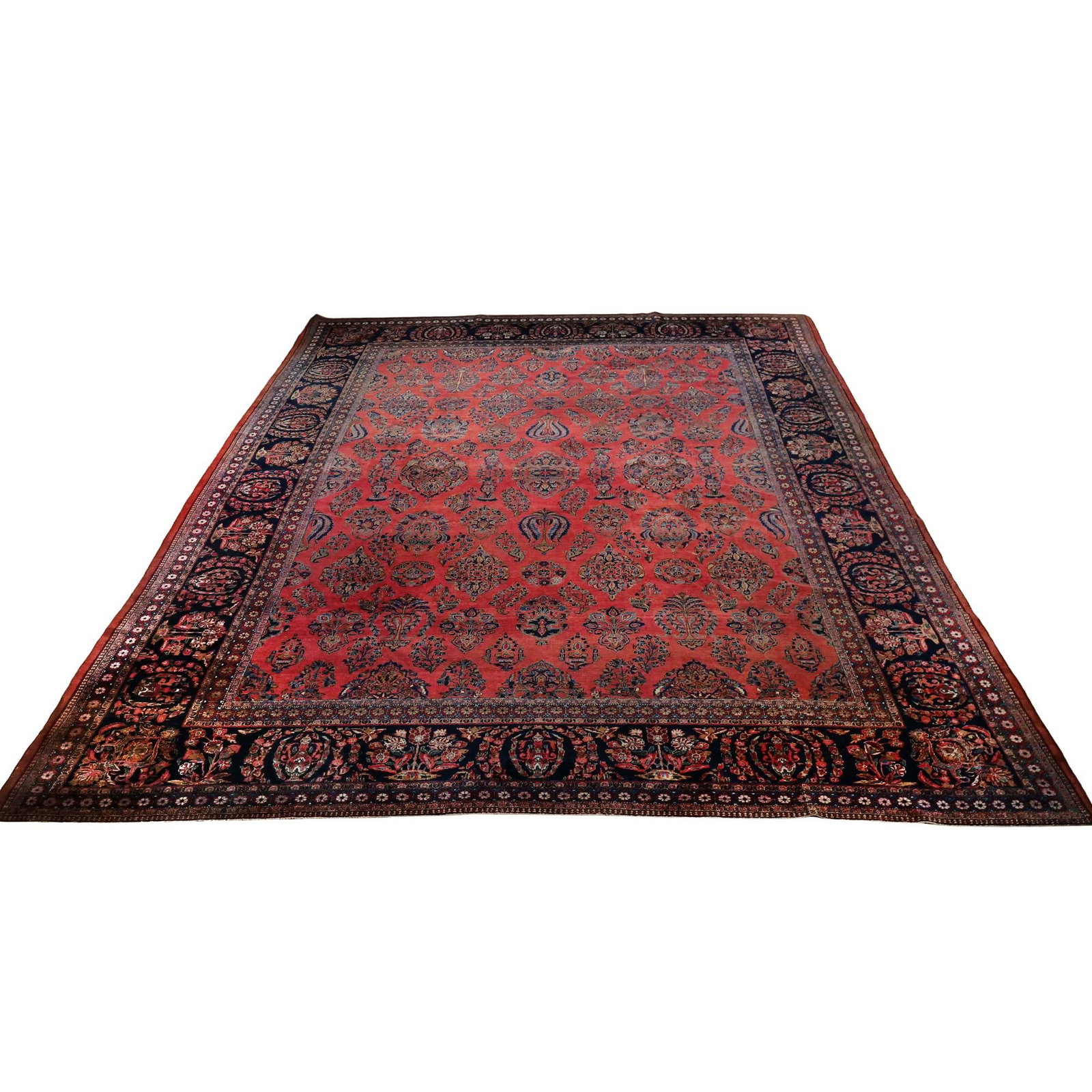 PERSIAN KASHAN HAND-WOVEN WOOL CARPET (1 of 10)